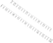 MINAOLULUS 2Pcs Key Piano Keyboard Stickers Decals for Beginners Easy to Read Piano Accessories Practical Music Note Design for Quick Mastery and Learning