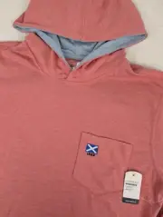 St. Andrews Johnnie-O Gunnar Hoodie Lightweight Mens Small Raspberry NWT