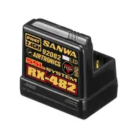 在飛比找蝦皮購物優惠-**RC小舖**SANWA RX-482 2.4G 無天線雙