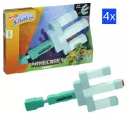 Nerf Super Soaker: 4-Pack of Minecraft Trident Water Blaster