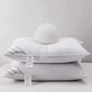 Natural Goose Down&Feather Pair Hotel Pillows Insert for Side and Back Sleepe...