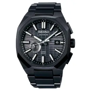 【SEIKO 精工】ASTRON GPS 廣告款八角鬥士3X62鈦金屬男錶-黑/41.2mm(SSJ015J1/3X62-0AA0SD)