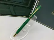CROSS TOWNSEND GREEN JADE 22k Gold BALLPOINT PEN NEW