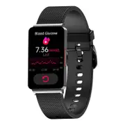 Smart Health Monitoring Watch With Colour Screen Black Smart Watches