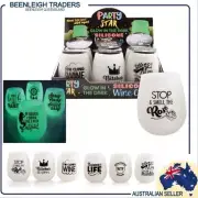 Glow In The Dark SILICONE WINE CUP Virtually Unbreakable