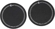 Frediuo 2Pcs Drumhead Kick Pads Percussion Drum Pads Drum Players Accessory Practical Protector Drumhead Patches Bass Drum Patches, Single Pedal