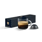 Nespresso XMAS VERTUO Line Festive Black Double Espresso Sleeve NEW Coffee Pods