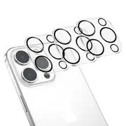 [3 Pack] ZUSLAB iPhone 15 Pro Camera Lens Screen Protector Tempered Glass Anti Scratch 9H Hardness High Definition for Apple (2023) - Clear
