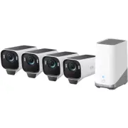 eufyCam S3 Pro HomeBase 3 Wireless Surveillance System with 4 eufy S3 Pro Camera