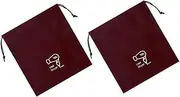 Lint-proof Hair Dryer Storage Bags Drawstring 2 Pack Multi-purpose Pouch
