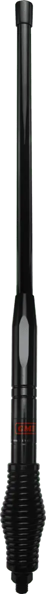 595Mm Medium Duty Fibreglass Radome Antenna, As002 Spring (2.1Dbi Gain) - Black
