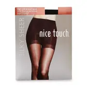 Nice Touch Women's Hosiery Silky Sheer Body Shaper Pantyhose (NATURAL)