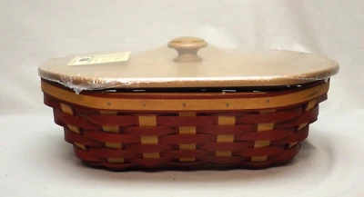 RARE Longaberger 2012 Paprika Everyday Traditions Basket Combo New with Tags