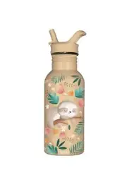 Sassi Stainless Steel Drink Bottle 500 ml - Gnawy The Sloth
