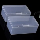 1X Transparent Plastic Box Case Jewelry Bead Storage Container Craft Organizer