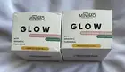 2 NIB Minimo Glow Citrus Peach Organic Turmeric Manuka Honey Face Scrub