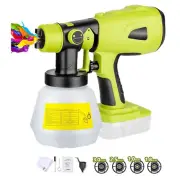 Replace Brushless HVLP Paint Sprayer Gun Worked with Ryobi ONE+ 18V Battery