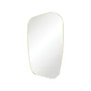 650*1200*5mm Fienza Capriccio Urban Brass Copper-free Glass Aluminium Special Shape Wall Mounted Framed Mirror