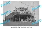 OLD 8x6 PHOTO GLEBE NSW GEORGE FOSTER GARAGE ATLANTIC OIL PURR PULL c1930