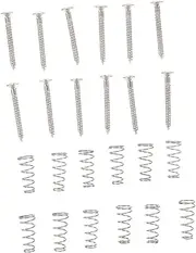 BIUDECO 1 Set Electric Guitar Pickup Screws and Springs for Single Coil Pickups Durable Mounting Hardware for Bass Guitar Parts Easy to Install and Use Great present