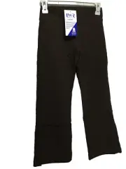 BNWT Girls Sz 8 Choc Brown Stretch Bootleg LW Reid School Uniform Long Pants