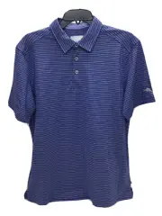 Tommy Bahama Men's, Universal polo Rico Striped Polo Shirt, Maroon, M