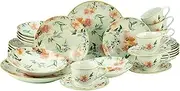 CreaTable, 33002, Gabriella Series, Combination Service 30 Pieces, Stoneware