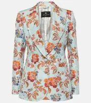 [Etro] Etro Floral blazer AU 14 blue