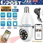 360° Wireless WiFi IP Camera Light Bulb Security Home Cam Waterproof E27 Camera