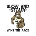 SLOW AND -STEADY- WINS THE RACE: FUNNY WORKOUT NOTEBOOK FOR ANY BODYBUILDING AND FITNESS ENTHUSIAST. DIY SLOTH GYM MOTIVATIONAL QUOTES INSPIRATION PLA