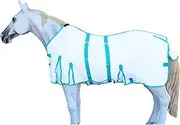 CHALLENGER 74" Horse Mesh Light Weight Summer FlySheet Spring Airflow White 73403B