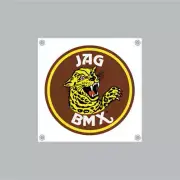 JAG - Round logo Banner - old school bmx