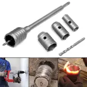 1/4Pcs 30 40 50mm SDS Plus Hammer Drills Wall Hole Saw Drill Bit Cutter Tools