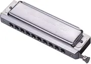 Chrom Harmonica 10 Holes 40 Tones Key of C Silver with Exquisite Box