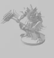 Sahuagin Coral Smasher - DND - Pathfinder - Dungeons & Dragons - RPG - Tabletop