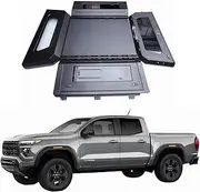 MHXJQY 5FT Tonneau Cover Pickup Truck Topper Bed Cap Canopy Compatible for Chevy Colorado Compatible for GMC Canyon 2015-2022 5.2ft (62.4") Bed Cover with Lock Hardtop Accessories(Style B)