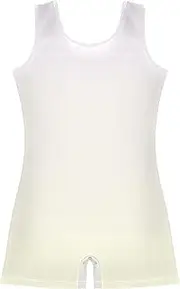 [GAIGEO] Gymnastics Leotards for Girls Toddler Magnolia Light Yellow Gradient Ballet Dance Shorts Kids Unitard 2-3t