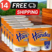 14 x Handee Ultra Crisp White Paper Towels 2-Pack | High Absorbency, 2-Day Deliv