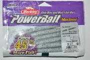 berkley powerbait maxscent 5" the general senko blu pearl black hologram