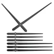 Clock Hands Kit, 4 Set Clock Hands Kits Clock Mechanism Movement Aluminum, Black