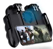 Multi-Functional Gamepad with Fan Cooling for Six-finger Operation fit CellPhone
