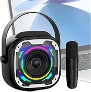 Event Speaker & Microphone, Microphone & Speaker Set - Kids Karaoke Machines with Microphone - Small Subwoofer, Portable PA Systems, Outdoor Boombox, Gra Equipment