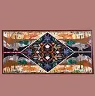 4'x2' black marble table top coffee center inlay lapis mosaic decor wall panel
