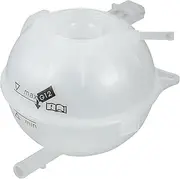 X AUTOHAUX Coolant Reservoir Water Expansion Tank, Engine Coolant Expansion Recovery Overflow Bottle W/Sensor No.6Q0121407 for Skoda Fabia 01-08 White, 1 Pc