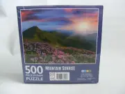 Page Jigsaw Puzzle 500 Piece Colorful Summer Mountain Sunrise 2022