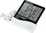 Home Hygrometer Thermometer Digital Aquarium Thermometer Large LCD for Fish Tank Kitchen Office