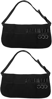 TOVINANNA 2Pcs Professional Hairdresser Apron with Tool Storage Lightweight Barber Shop Accessory for Hairstylists Durable Design for Salons Makeup Studios Versatile Hair Cutting Tool