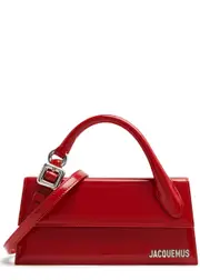 Jacquemus Le Chiquito Long Leather top Handle bag - Red ONE SIZE