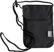 [LILIKAI] Men's Neck Pouch, Travel Purse, Women's Small Flat Travel Chest Bag, Unisex Neck Bag, Shoulder Bag, Protective Passport Pouch, Wallet, Shoulder Bag, Travel Document Bag, for Travel