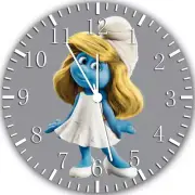 Smurfs Smurfette Frameless Borderless Wall Clock Nice For Gifts or Decor Z122